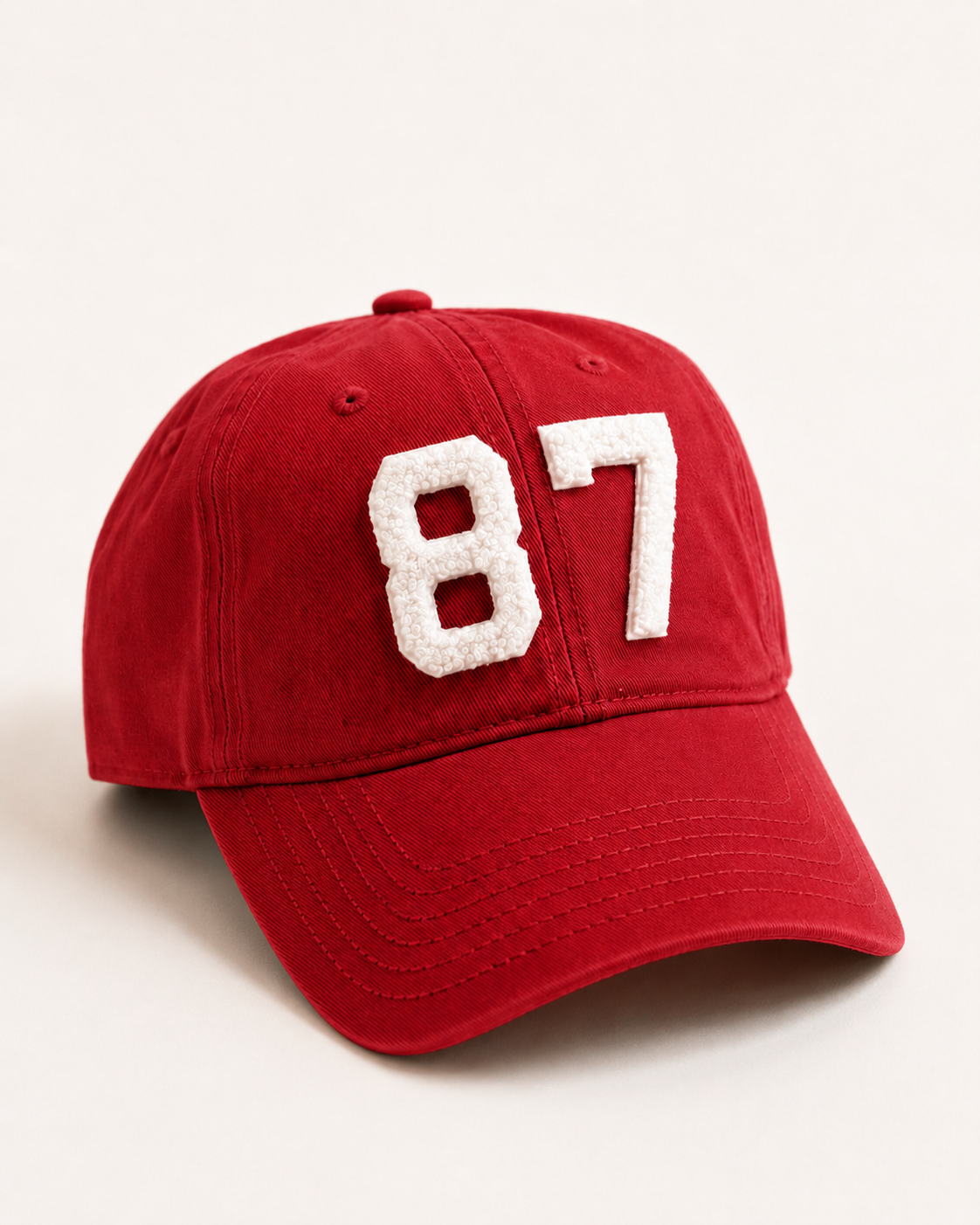 15 & 87 Chenille Number Dad Hats