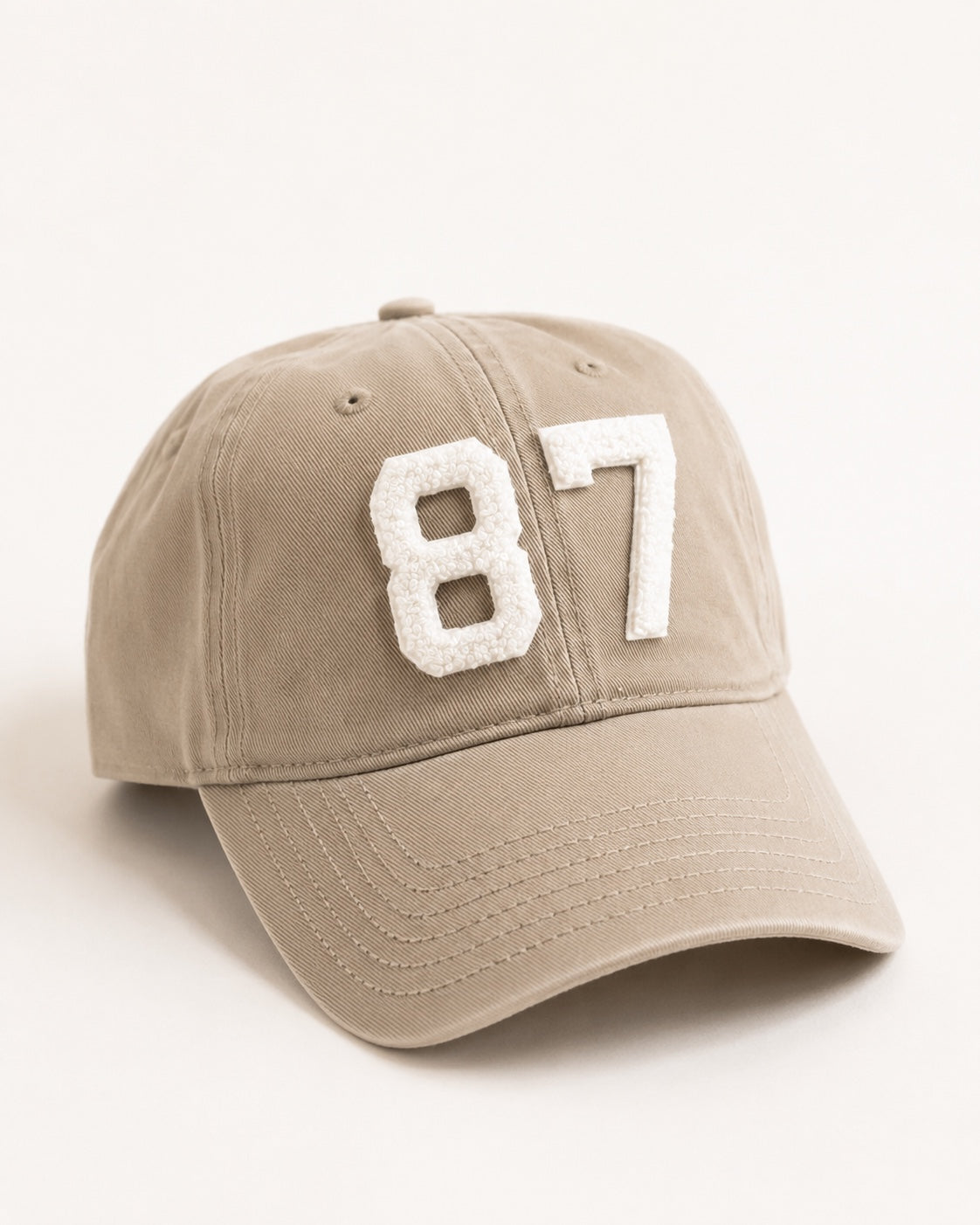 15 & 87 Chenille Number Dad Hats