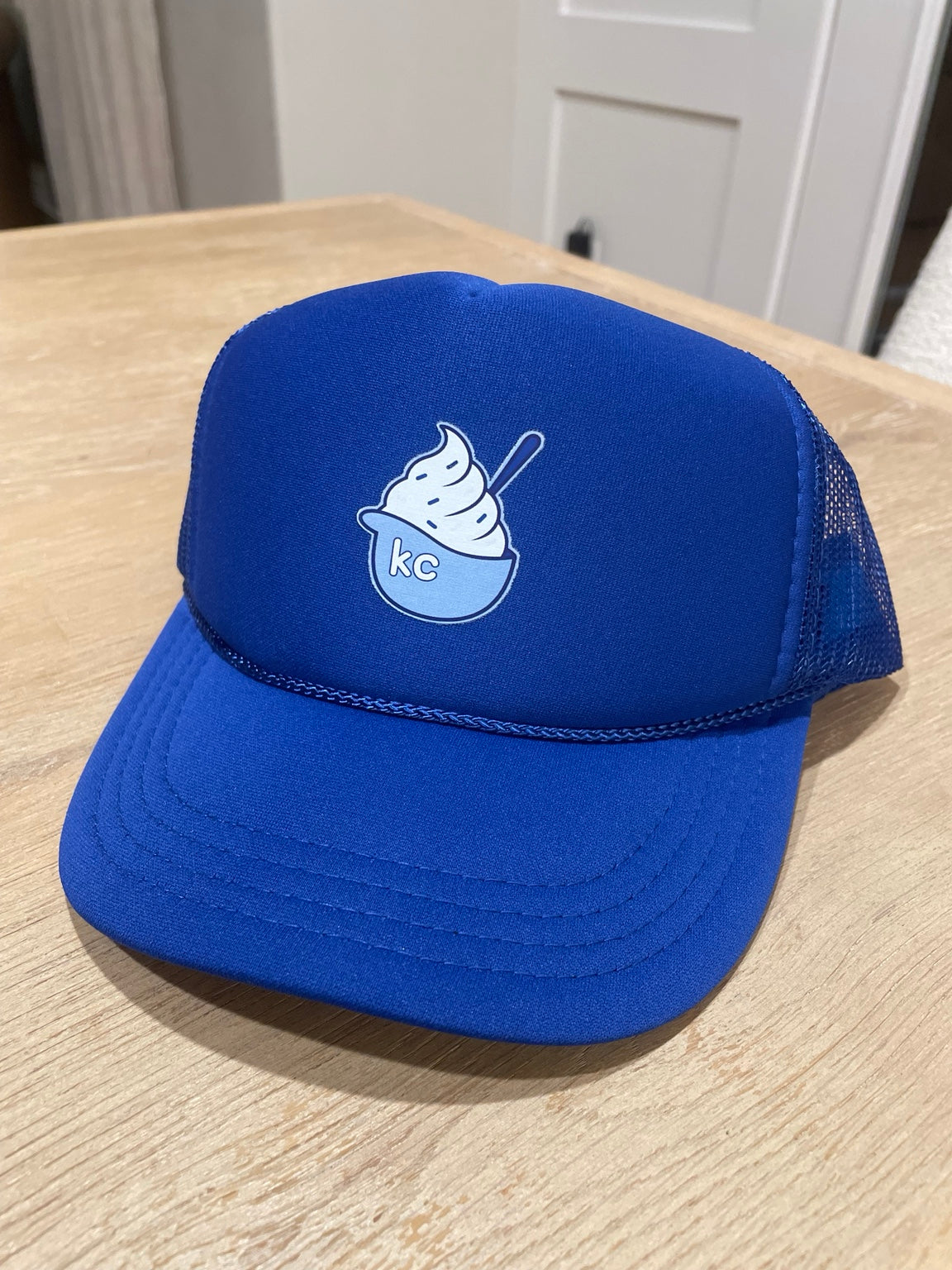 Youth Kansas City Baseball Hat - Ice Cream Helmet