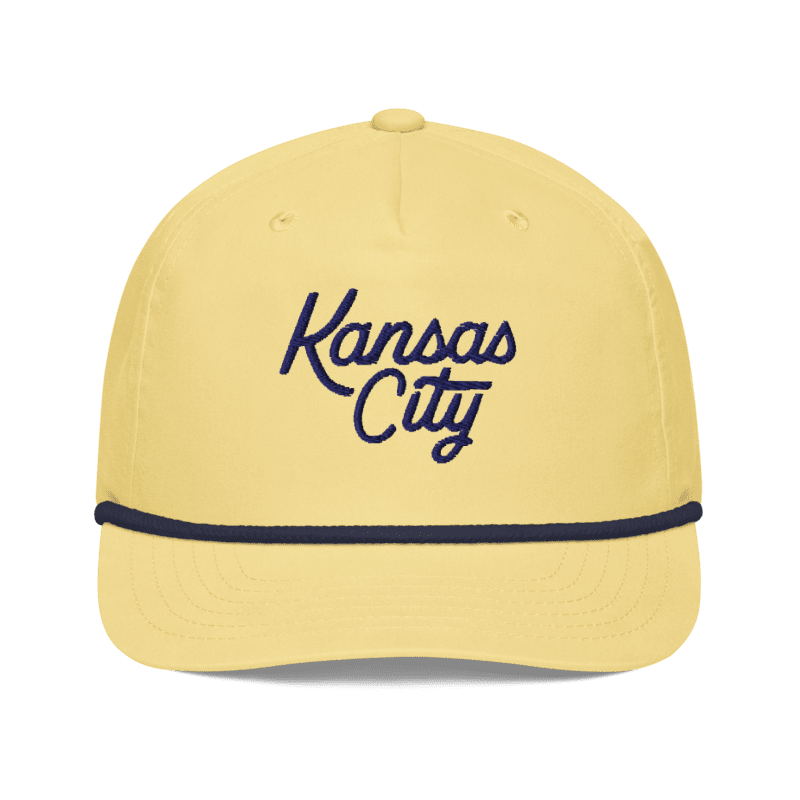 Kansas City Script Rope Hat – Butter Yellow