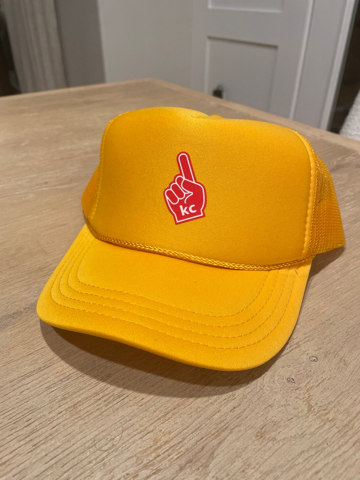 Youth Kansas City Foam Finger Trucker Hat