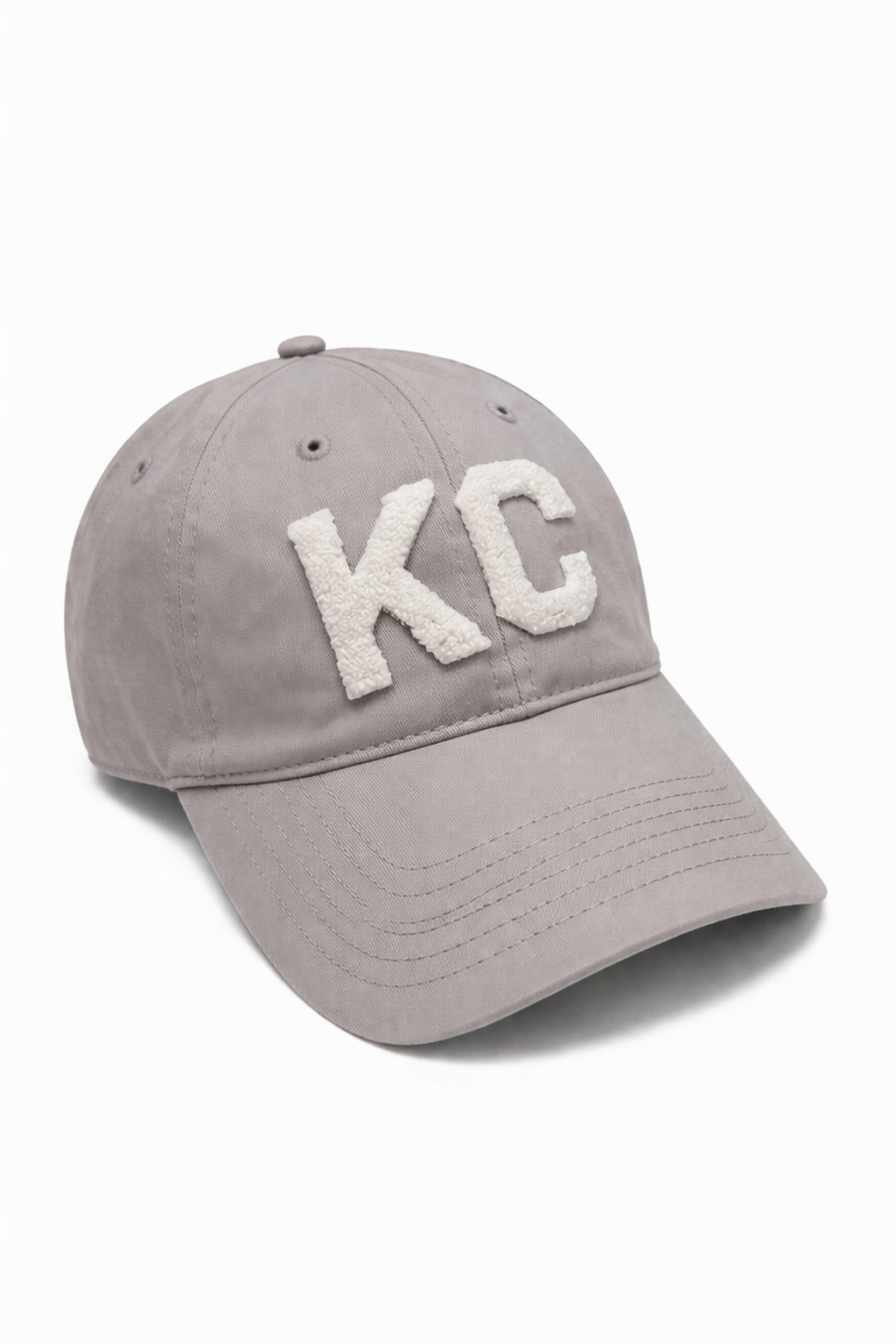 Kansas City KC Dad Hat – White Chenille