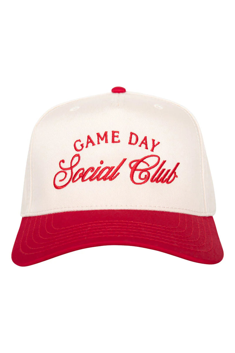 Kansas City gameday hat vintage red and natural snapback