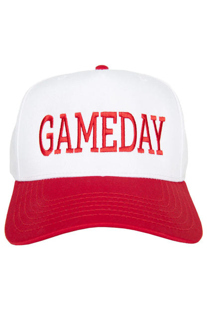 Gameday Snapback red and white mid-profile hat Kansas City style